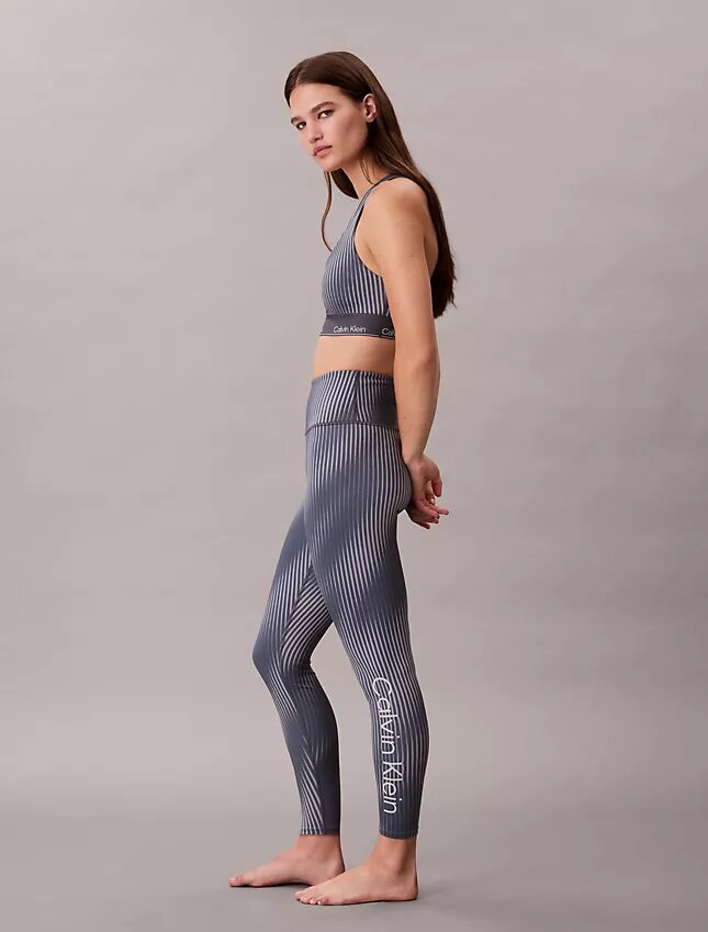Legging 7/8 taille haute à imprimé sportif moderne Legging 7/8 taille haute à imprimé sportif moderne