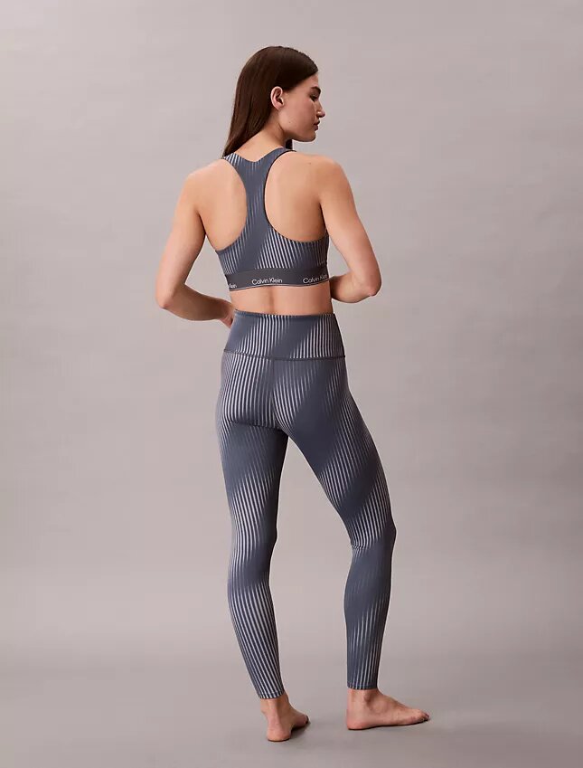 Legging 7/8 taille haute à imprimé sportif moderne Legging 7/8 taille haute à imprimé sportif moderne