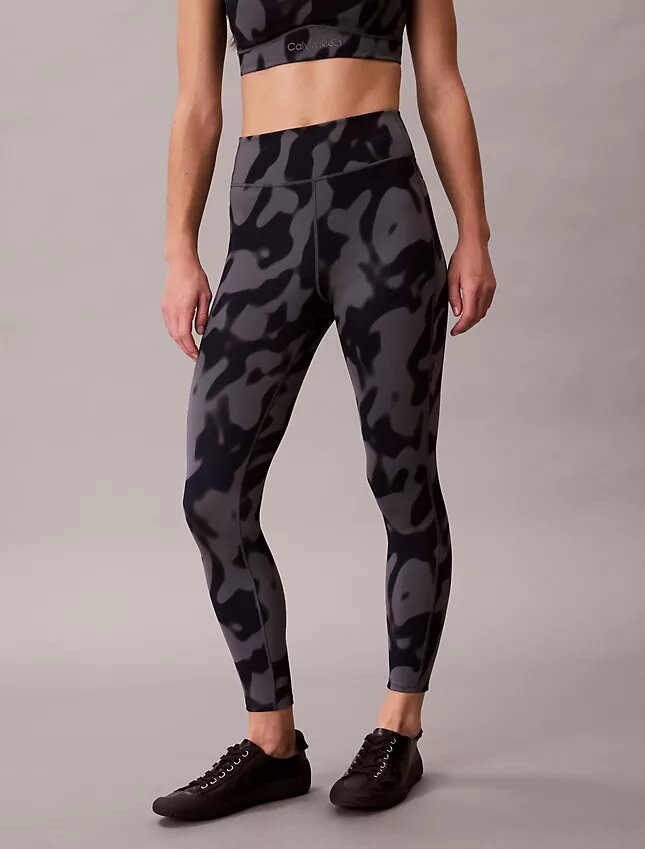 Leggings 7/8 Soft Sport à imprimé abstrait Leggings 7/8 Soft Sport à imprimé abstrait