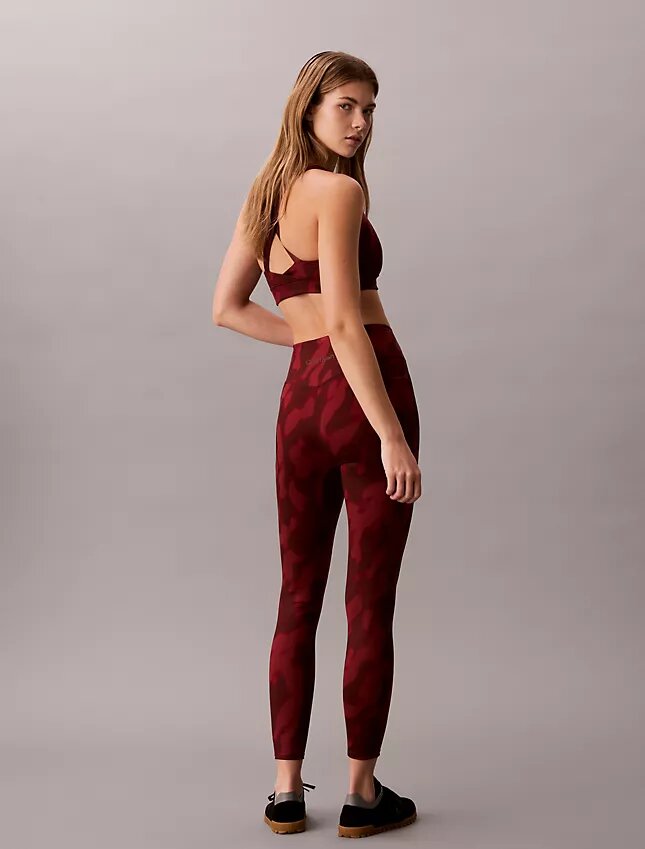 Leggings 7/8 Soft Sport à imprimé abstrait Leggings 7/8 Soft Sport à imprimé abstrait