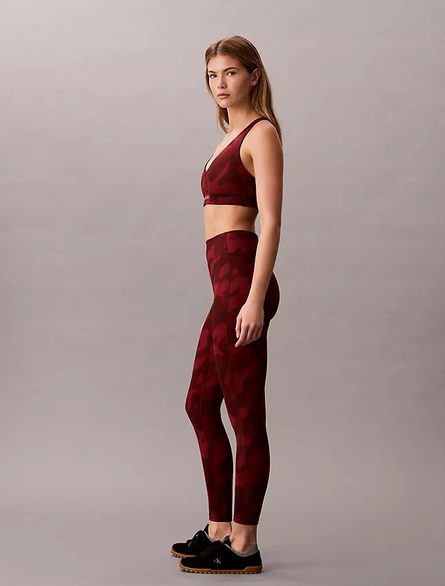 Leggings 7/8 Soft Sport à imprimé abstrait Leggings 7/8 Soft Sport à imprimé abstrait