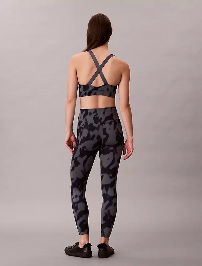 Leggings 7/8 Soft Sport à imprimé abstrait Leggings 7/8 Soft Sport à imprimé abstrait