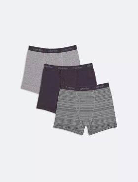 Lot de 2 Boxers Cotton Stretch avec logo pour garçons
