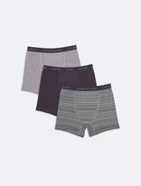 Lot de 2 Boxers Cotton Stretch avec logo pour garçons