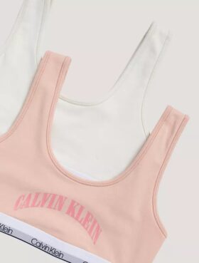 Lot de 2 Bralettes avec motif graphique « Arch Logo »