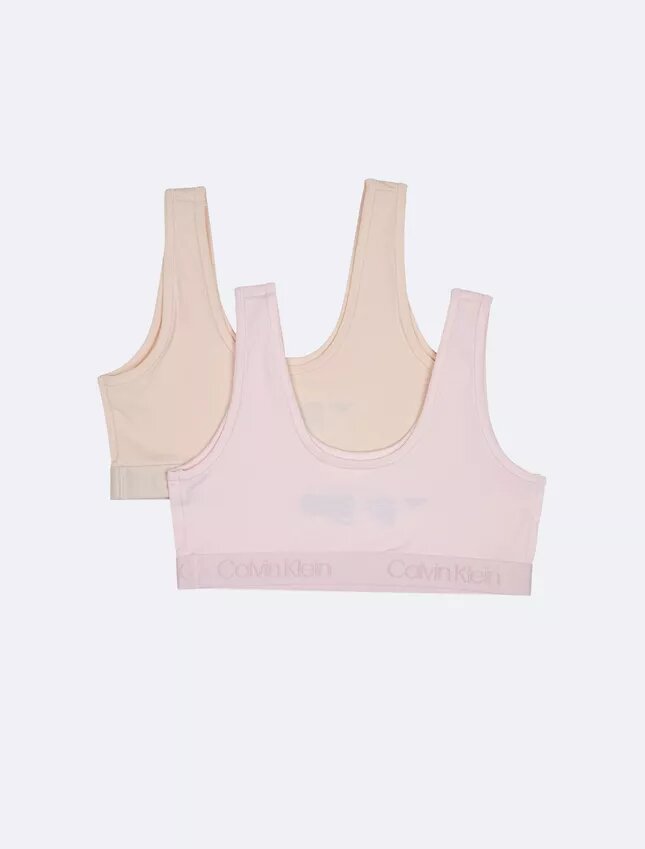 Lot de 2 Bralettes à bandeau logo pour filles Lot de 2 Bralettes à bandeau logo pour filles