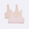 Lot de 2 Bralettes à bandeau logo pour filles Lot de 2 Bralettes à bandeau logo pour filles
