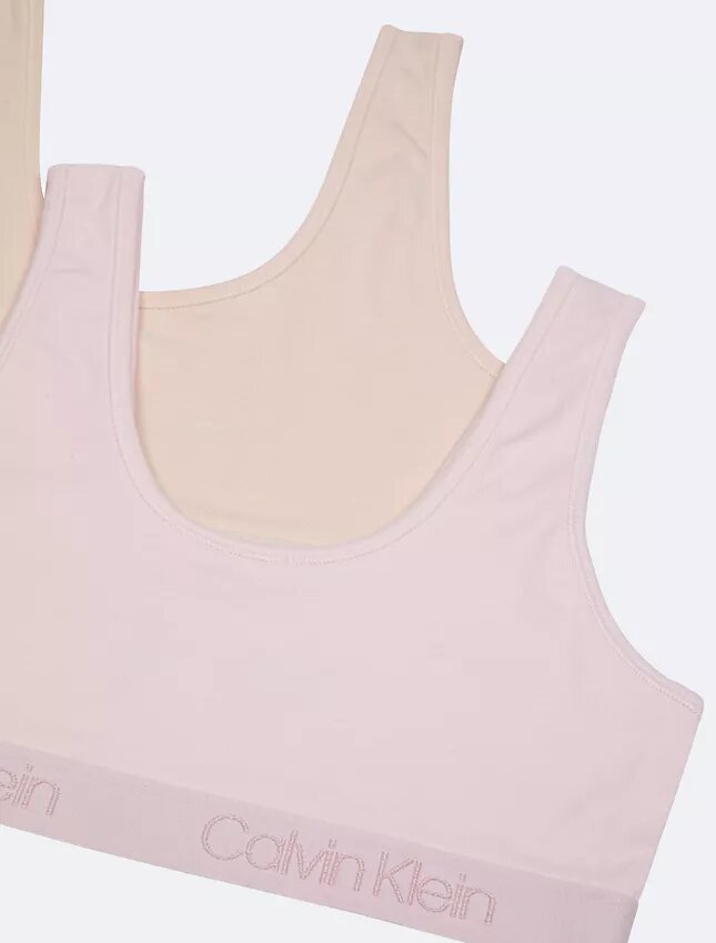 Lot de 2 Bralettes à bandeau logo pour filles Lot de 2 Bralettes à bandeau logo pour filles