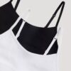 Lot de 2 Bralettes courtes à côtes et logo Lot de 2 Bralettes courtes à côtes et logo