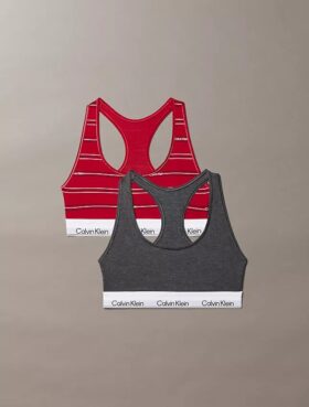 Lot de 2 bralettes Unlined en coton et Modal Icon