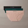 Lot de 3 bikinis sans coutures en Microfiber à côtes Lot de 3 bikinis sans coutures en Microfiber à côtes