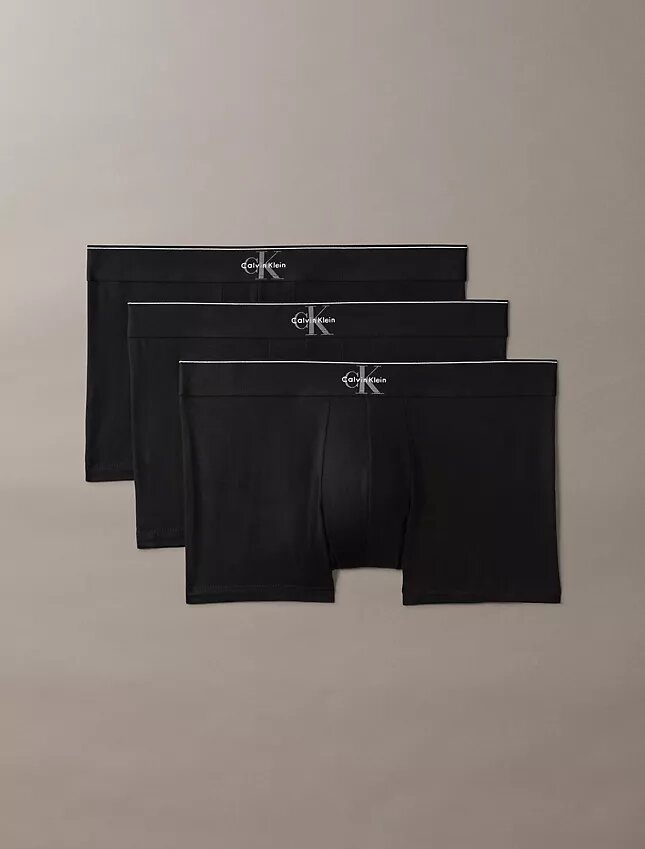 Lot de 3 boxers en coton Stretch à motif Monogram Lot de 3 boxers en coton Stretch à motif Monogram