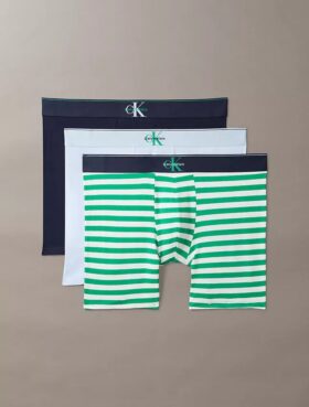 Lot de 3 Boxers en coton Stretch à motif Monogram