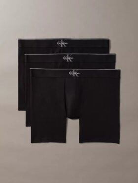 Lot de 3 Boxers en coton Stretch à motif Monogram
