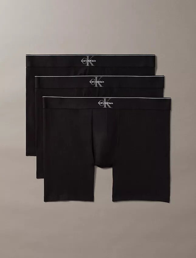 Lot de 3 Boxers en coton Stretch à motif Monogram Lot de 3 Boxers en coton Stretch à motif Monogram