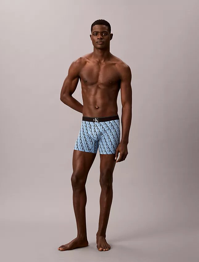 Lot de 3 Boxers en coton Stretch à motif Monogram Lot de 3 Boxers en coton Stretch à motif Monogram