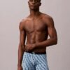 Lot de 3 Boxers en coton Stretch à motif Monogram Lot de 3 Boxers en coton Stretch à motif Monogram