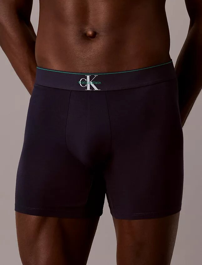 Lot de 3 Boxers en coton Stretch à motif Monogram Lot de 3 Boxers en coton Stretch à motif Monogram
