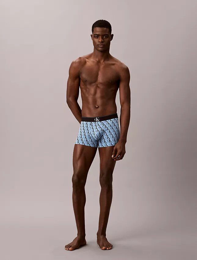 Lot de 3 boxers en coton Stretch à motif Monogram Lot de 3 boxers en coton Stretch à motif Monogram
