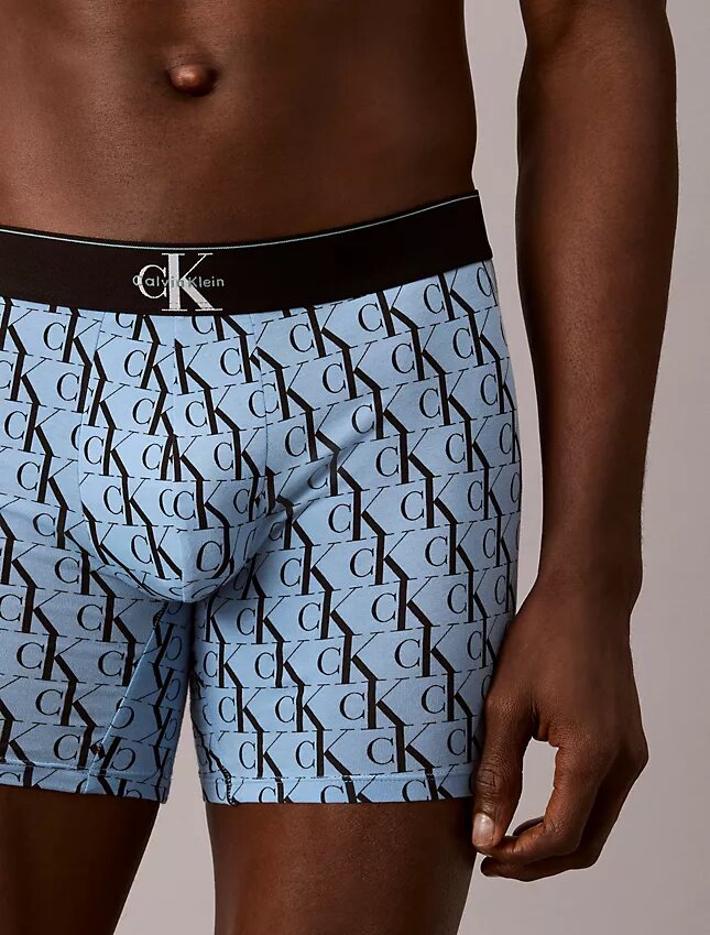 Lot de 3 Boxers en coton Stretch à motif Monogram Lot de 3 Boxers en coton Stretch à motif Monogram