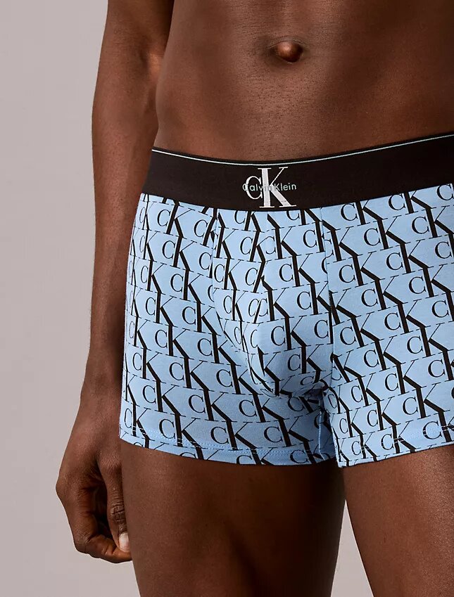 Lot de 3 boxers en coton Stretch à motif Monogram Lot de 3 boxers en coton Stretch à motif Monogram