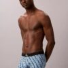 Lot de 3 boxers en coton Stretch à motif Monogram Lot de 3 boxers en coton Stretch à motif Monogram