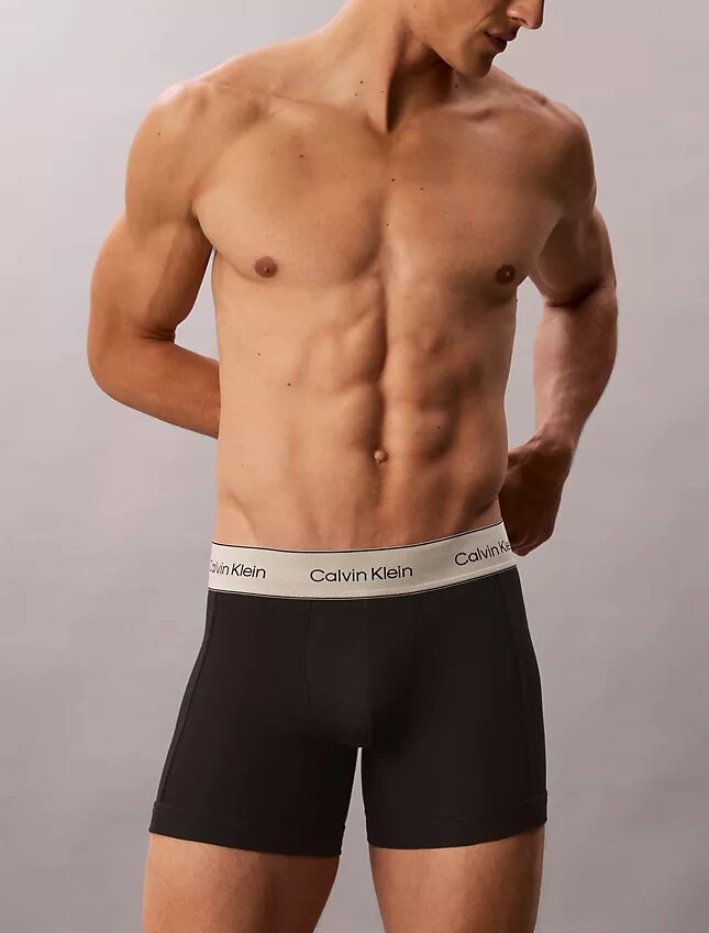 Lot de 3 Boxers en Cotton Stretch Heritage Lot de 3 Boxers en Cotton Stretch Heritage