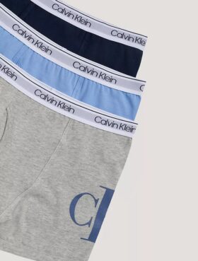 Lot de 3 Boxers en Cotton Stretch monogrammés pour garçons