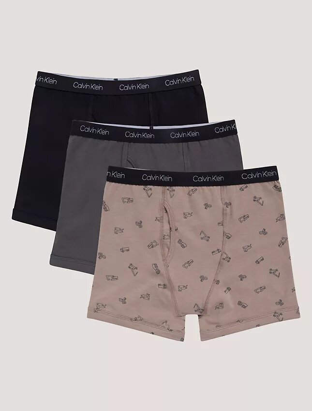 Lot de 3 Boxers en Cotton Stretch pour Garçons Lot de 3 Boxers en Cotton Stretch pour Garçons