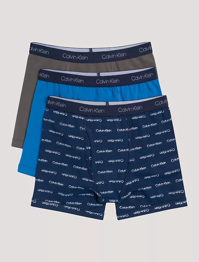 Lot de 3 Boxers en Cotton Stretch pour Garçons Lot de 3 Boxers en Cotton Stretch pour Garçons