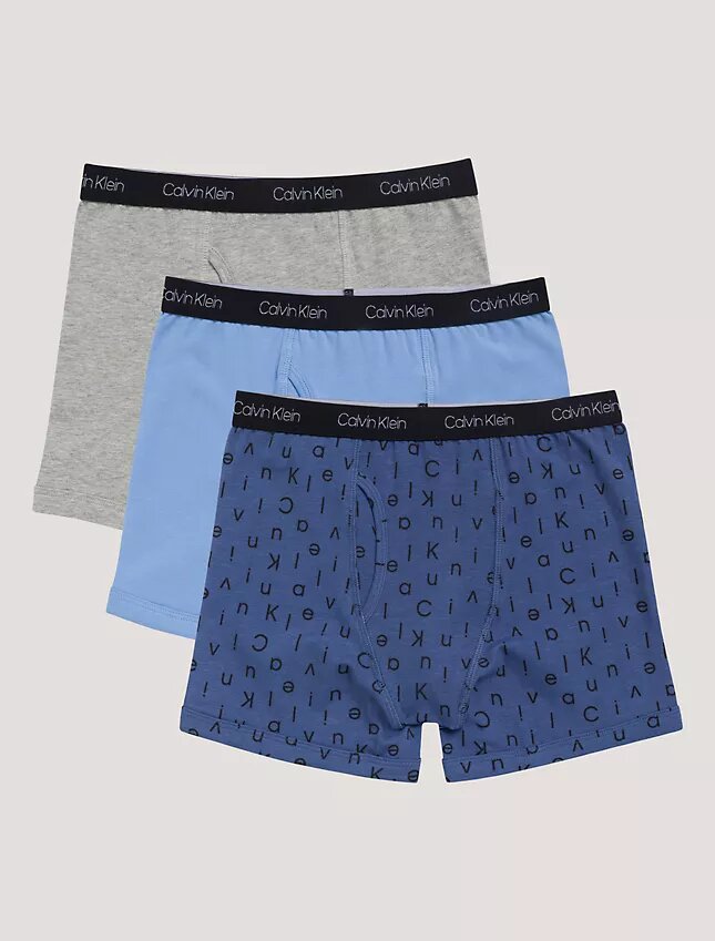 Lot de 3 Boxers en Cotton Stretch pour Garçons Lot de 3 Boxers en Cotton Stretch pour Garçons