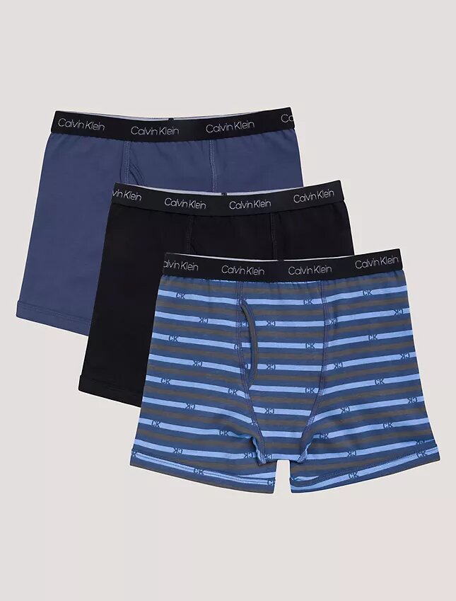 Lot de 3 Boxers en Cotton Stretch pour Garçons Lot de 3 Boxers en Cotton Stretch pour Garçons