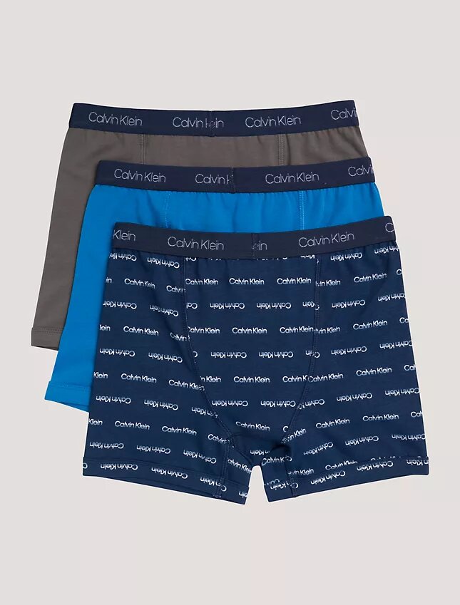 Lot de 3 Boxers en Cotton Stretch pour Garçons Lot de 3 Boxers en Cotton Stretch pour Garçons