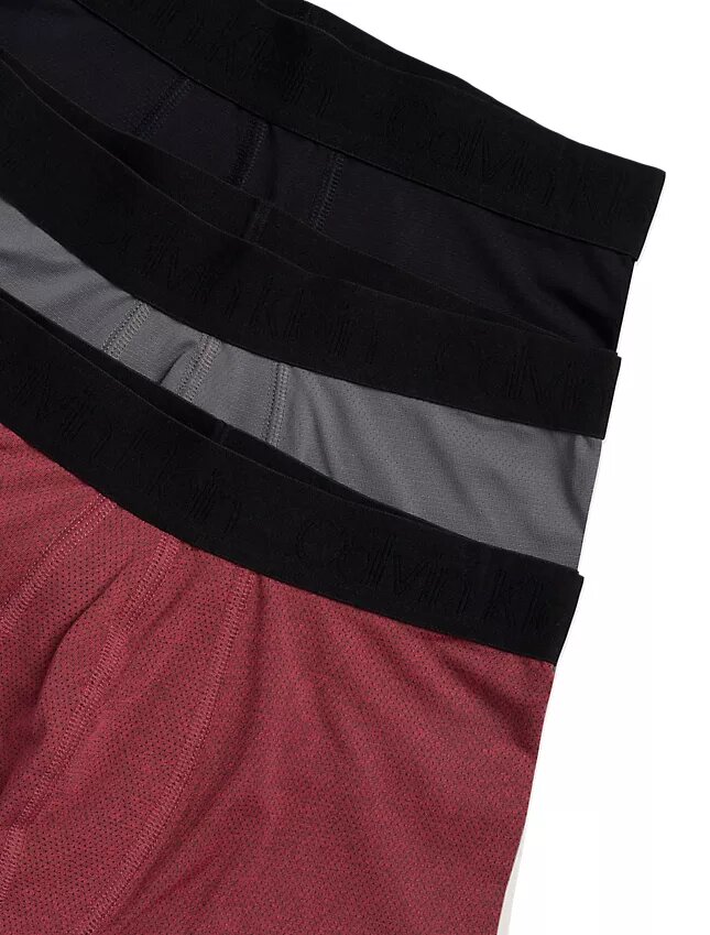 Lot de 3 Boxers en maille technique pour garçons Lot de 3 Boxers en maille technique pour garçons