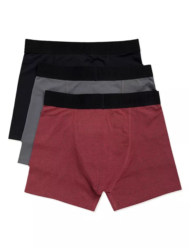 Lot de 3 Boxers en maille technique pour garçons Lot de 3 Boxers en maille technique pour garçons