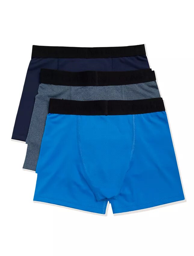 Lot de 3 Boxers en maille technique pour garçons Lot de 3 Boxers en maille technique pour garçons