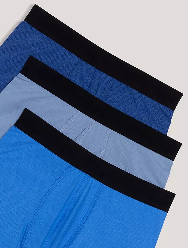 Lot de 3 Boxers en maille technique pour garçons Lot de 3 Boxers en maille technique pour garçons