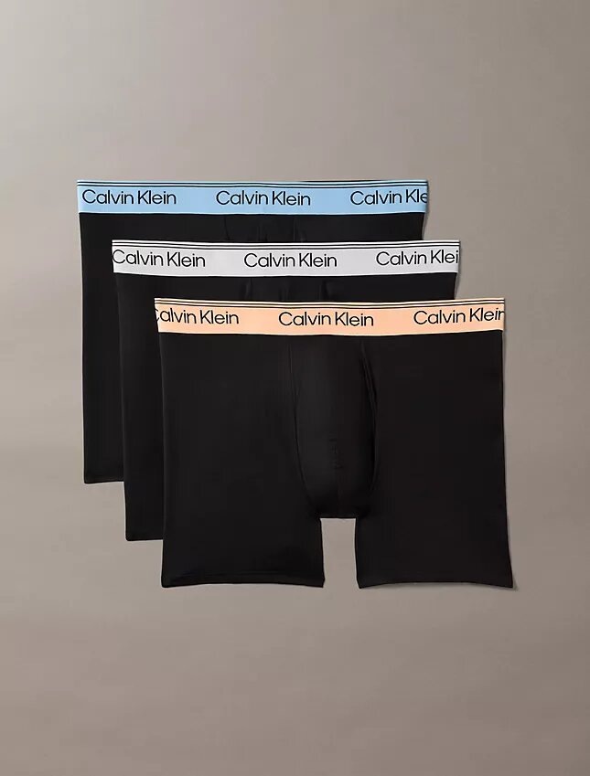 Lot de 3 Boxers en microfibre extensible Lot de 3 Boxers en microfibre extensible
