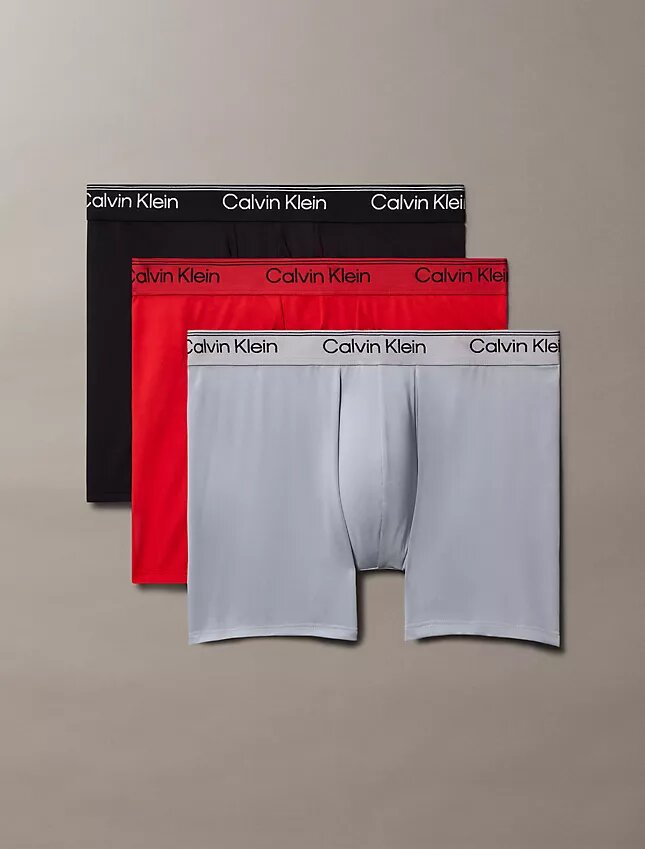 Lot de 3 Boxers en microfibre extensible Lot de 3 Boxers en microfibre extensible