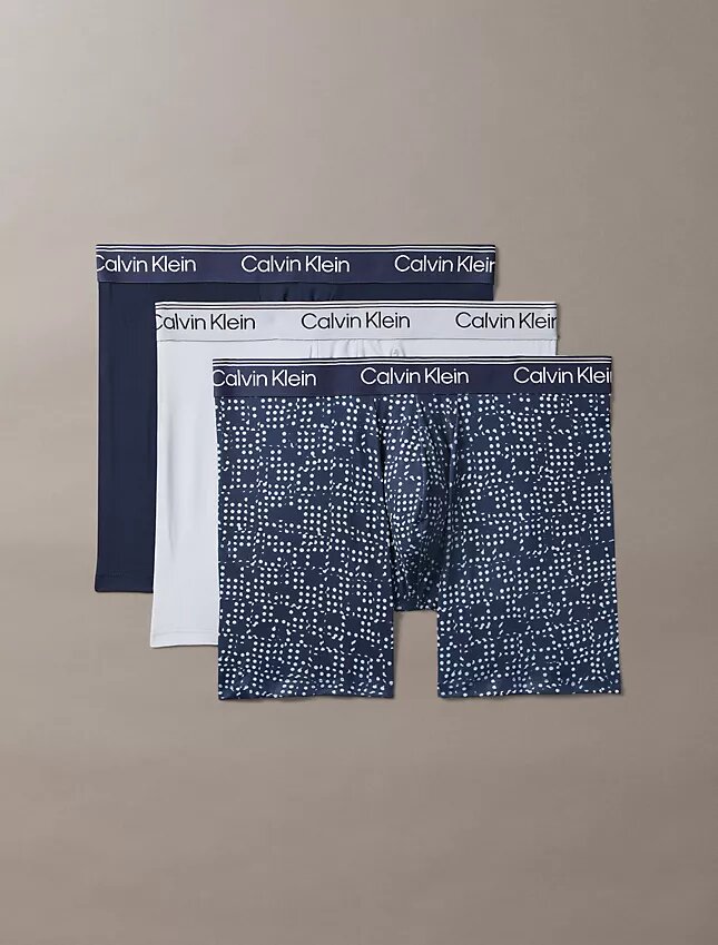 Lot de 3 Boxers en microfibre extensible Lot de 3 Boxers en microfibre extensible