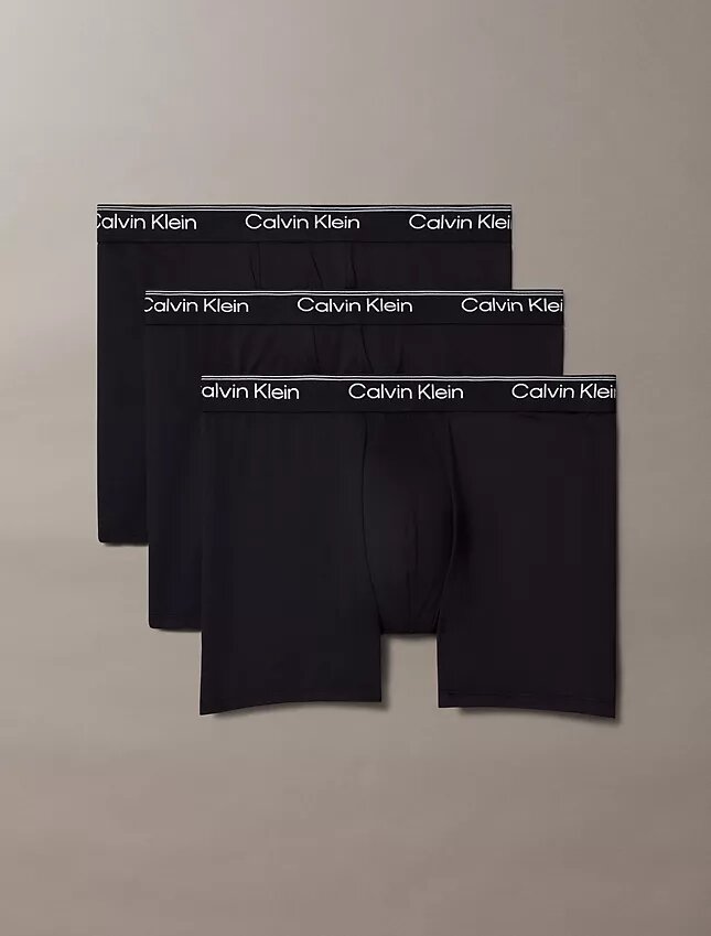 Lot de 3 Boxers en microfibre extensible Lot de 3 Boxers en microfibre extensible