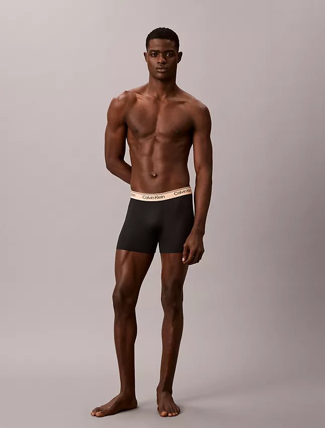 Lot de 3 Boxers en microfibre extensible Lot de 3 Boxers en microfibre extensible