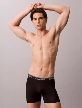 Lot de 3 Boxers en microfibre extensible