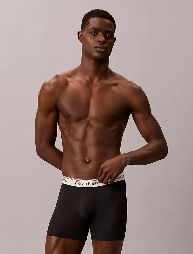 Lot de 3 Boxers en microfibre extensible Lot de 3 Boxers en microfibre extensible