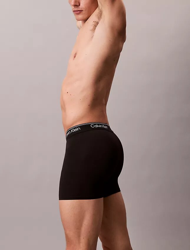 Lot de 3 Boxers en microfibre extensible Lot de 3 Boxers en microfibre extensible