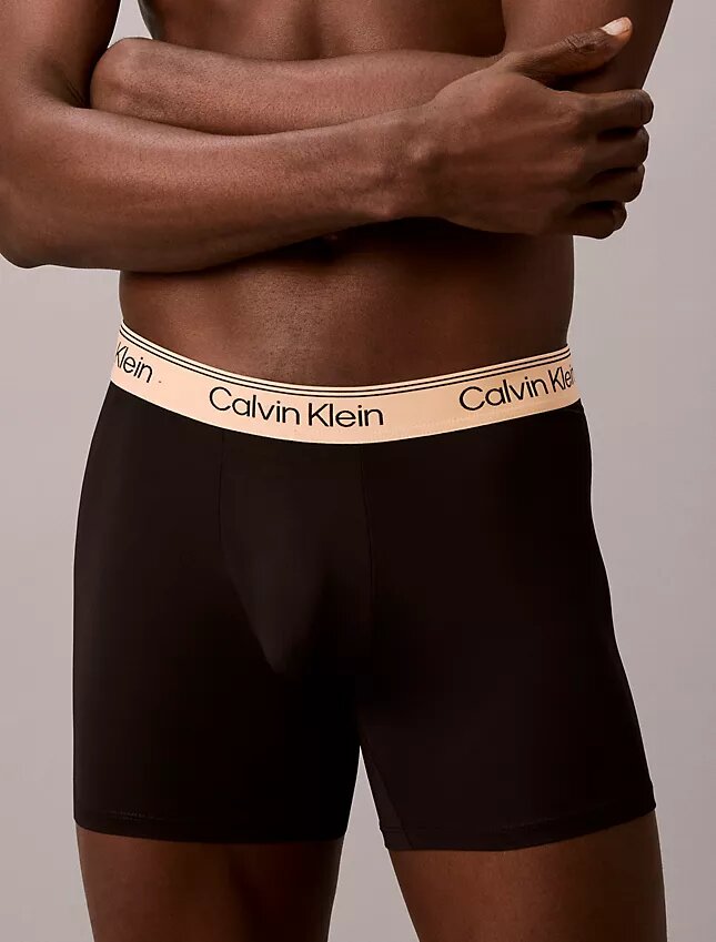 Lot de 3 Boxers en microfibre extensible Lot de 3 Boxers en microfibre extensible