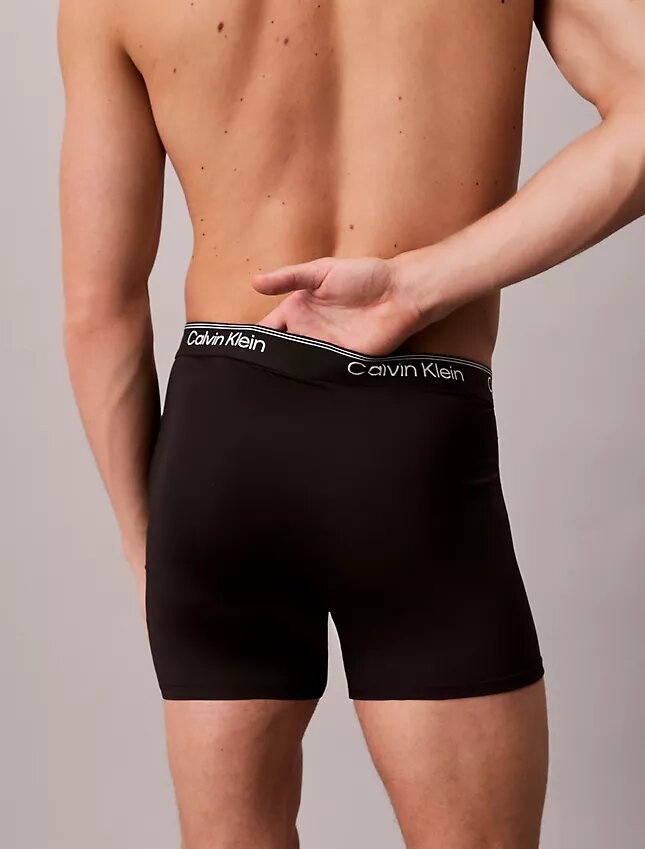 Lot de 3 Boxers en microfibre extensible Lot de 3 Boxers en microfibre extensible