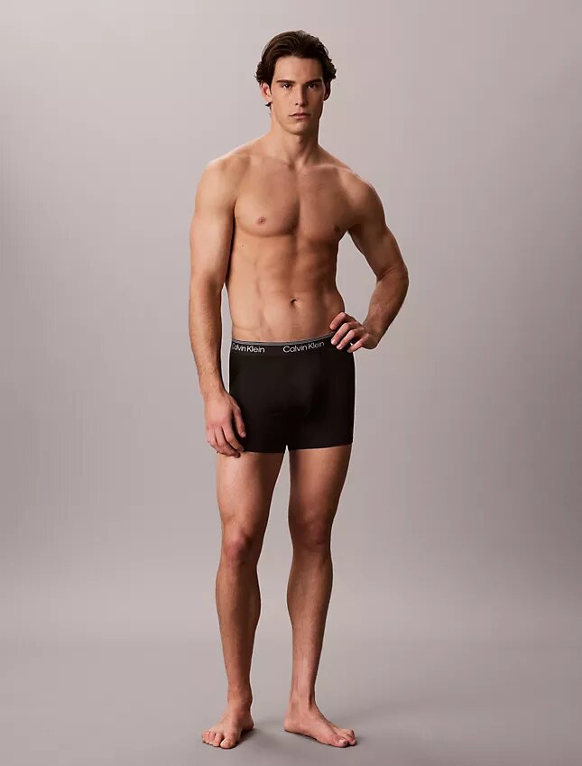 Lot de 3 Boxers en microfibre extensible Lot de 3 Boxers en microfibre extensible