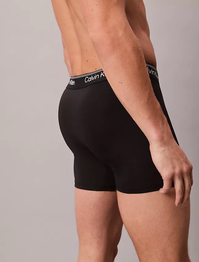 Lot de 3 Boxers en microfibre extensible Lot de 3 Boxers en microfibre extensible