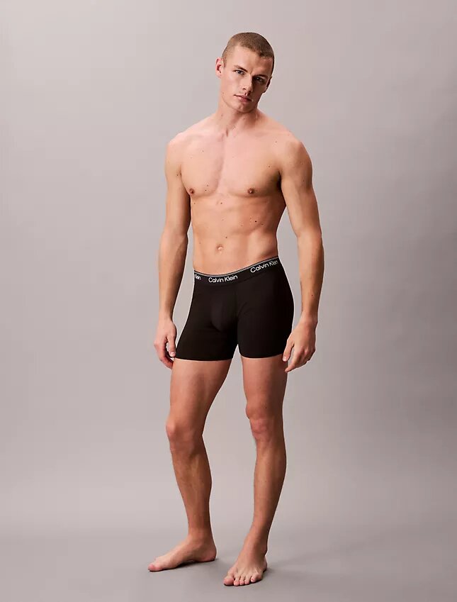 Lot de 3 Boxers en microfibre extensible Lot de 3 Boxers en microfibre extensible